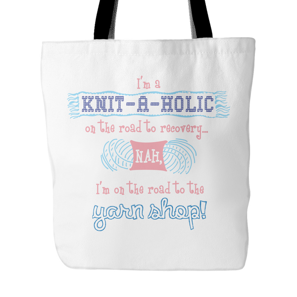 Knit-A-Holic Tote Bag