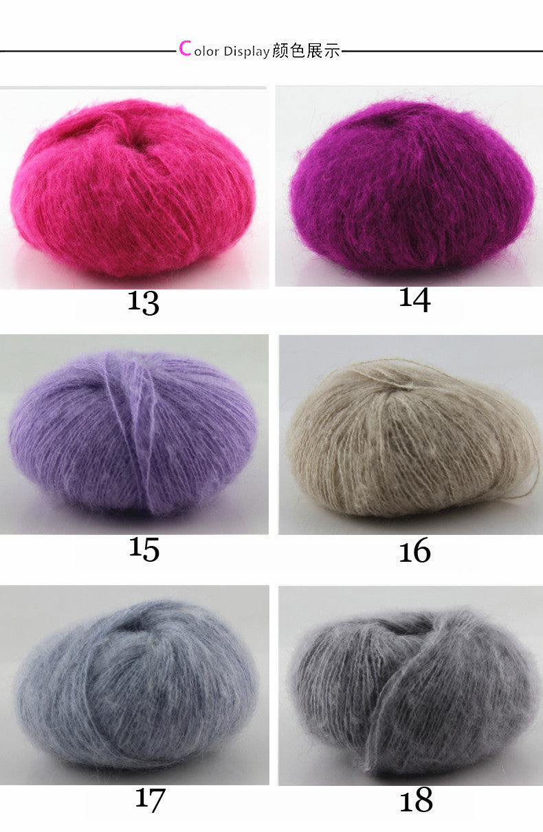 Worsted Soft Mohair Yarn