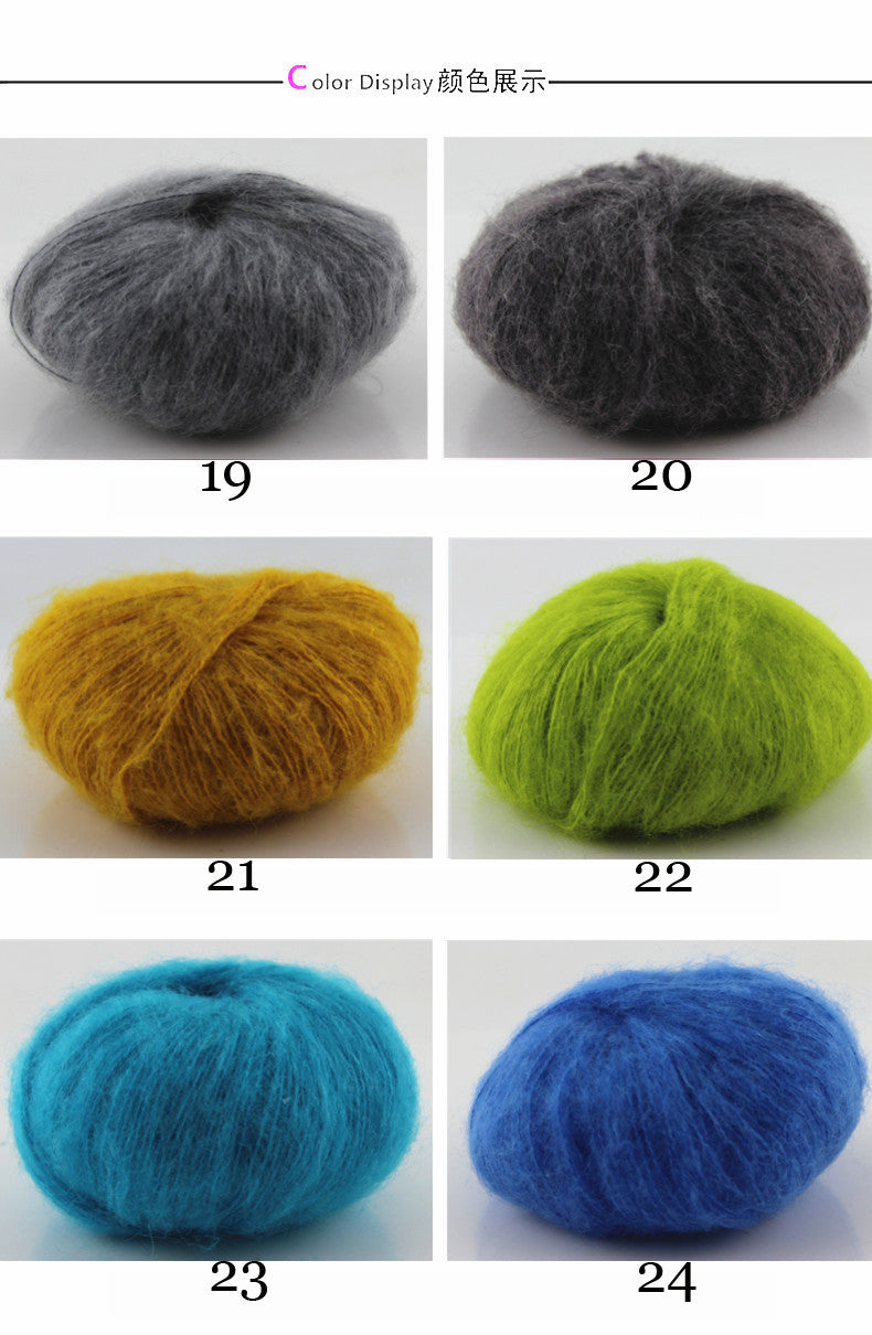 Worsted Soft Mohair Yarn