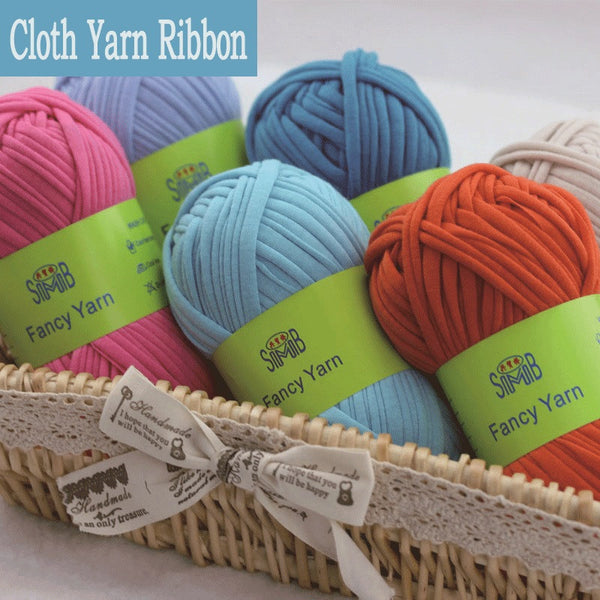 Candy-Colored Cloth Ribbon Yarn