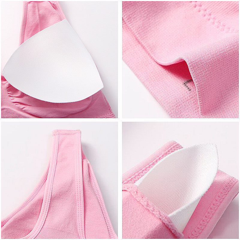 Plus Size Bra With Pads Big Size 5XL 6XL Bralette Push Up Brassiere Bra Vest Wireless BH