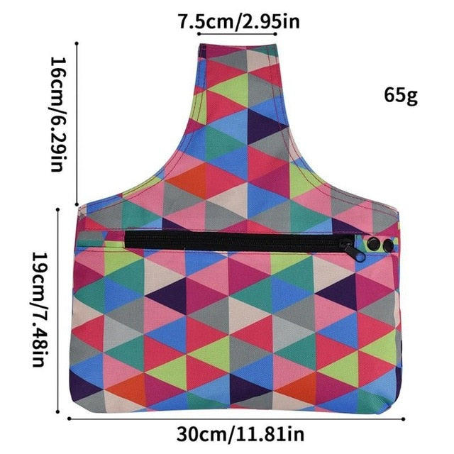 Portable Knitting Needle Storage Bag Oxford Cloth Waterproof Bag, DIY Craft Organizer For Thread Storage