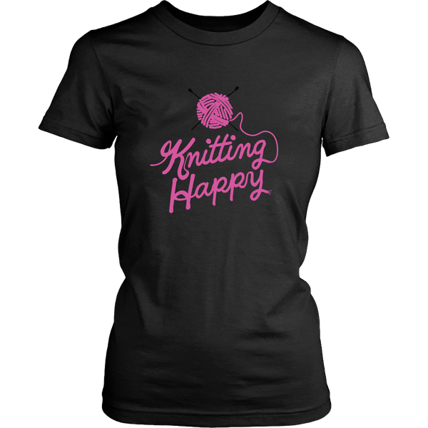 Knitting Happy T-Shirt