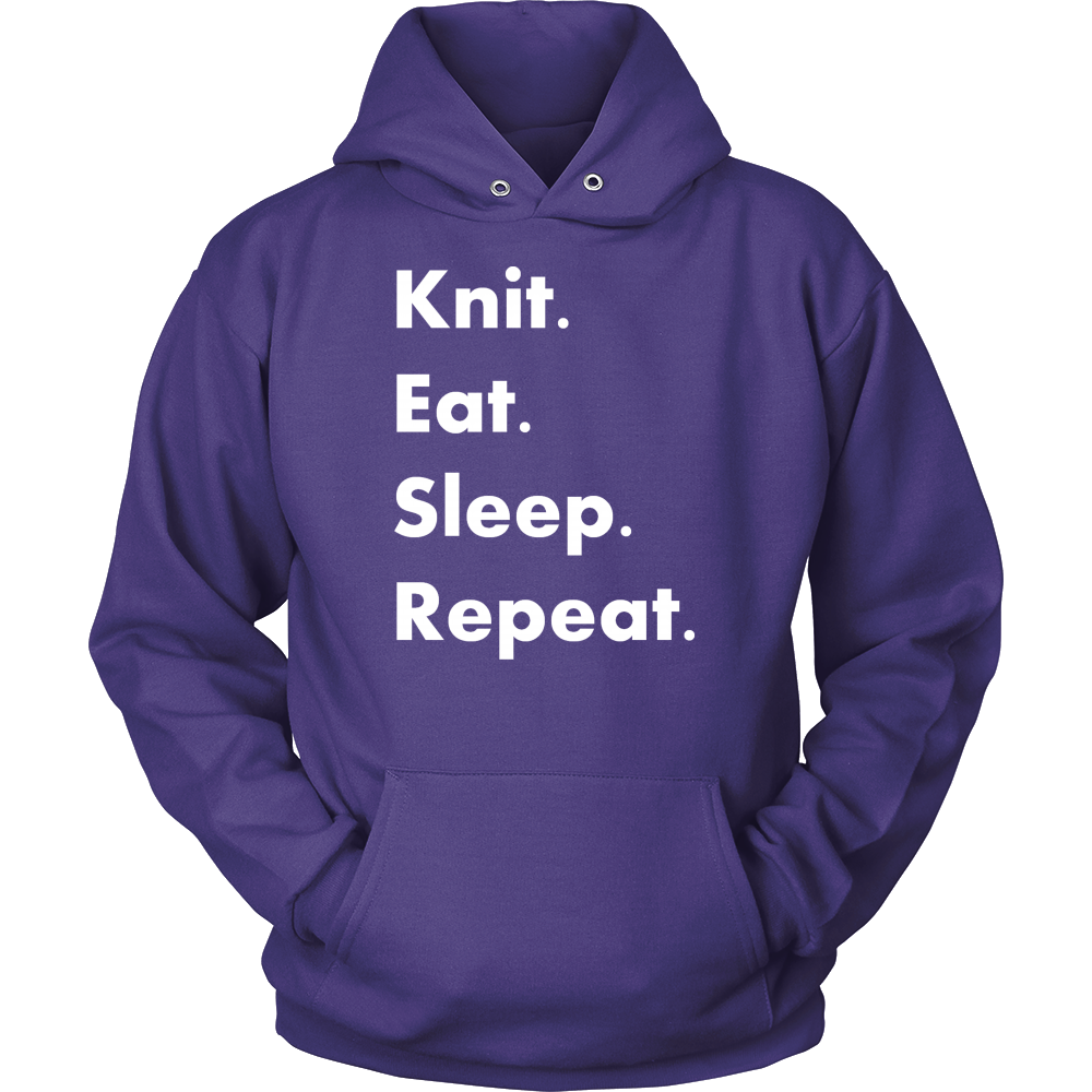KNIT. EAT. SLEEP. REPEAT.