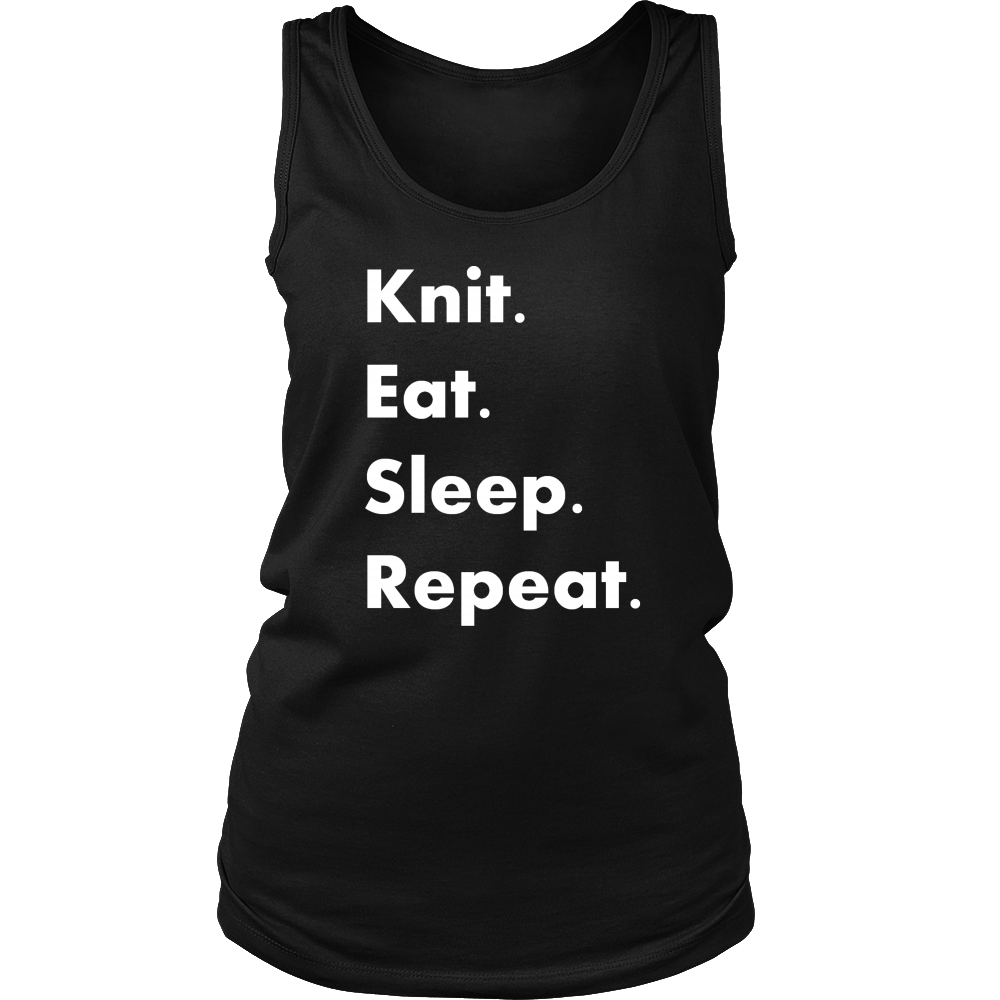KNIT. EAT. SLEEP. REPEAT.