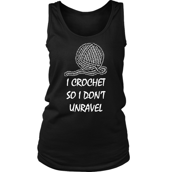 I Crochet So I Don't Unravel Tank Top