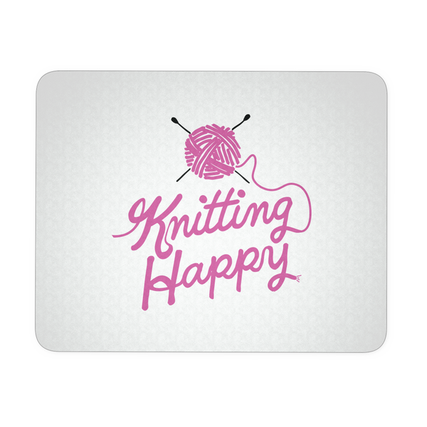 Knitting Happy Mouse Pad