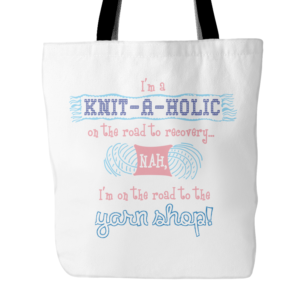 Knit-A-Holic Tote Bag