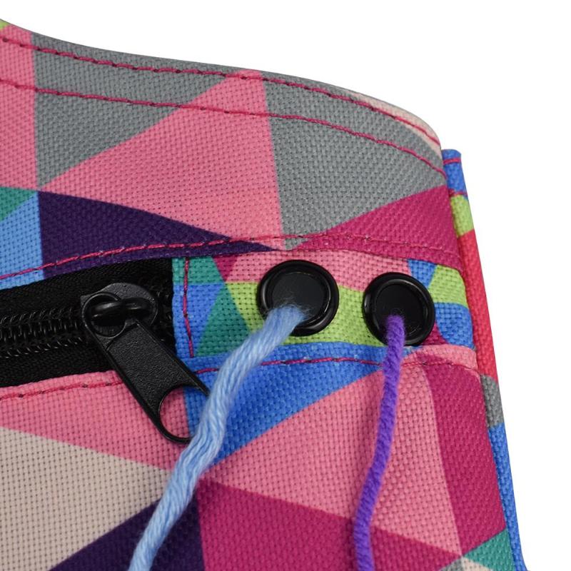 Portable Knitting Needle Storage Bag Oxford Cloth Waterproof Bag, DIY Craft Organizer For Thread Storage