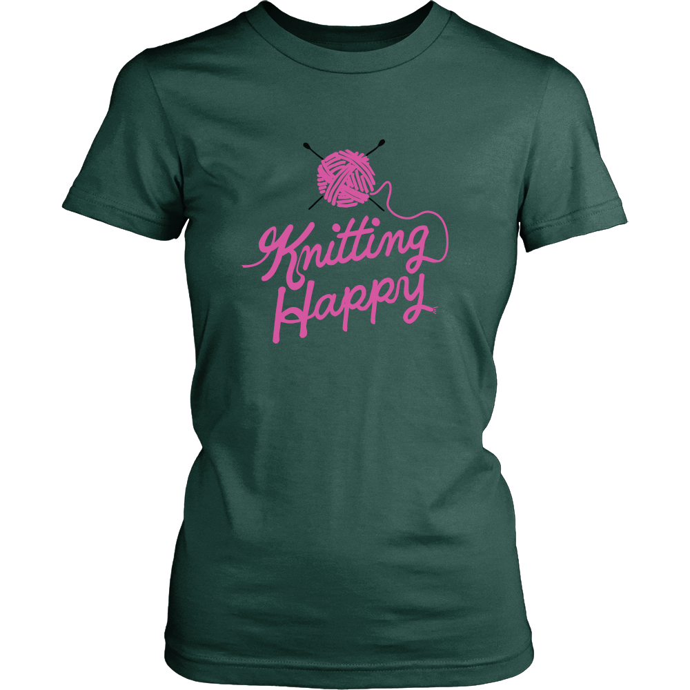 Knitting Happy T-Shirt