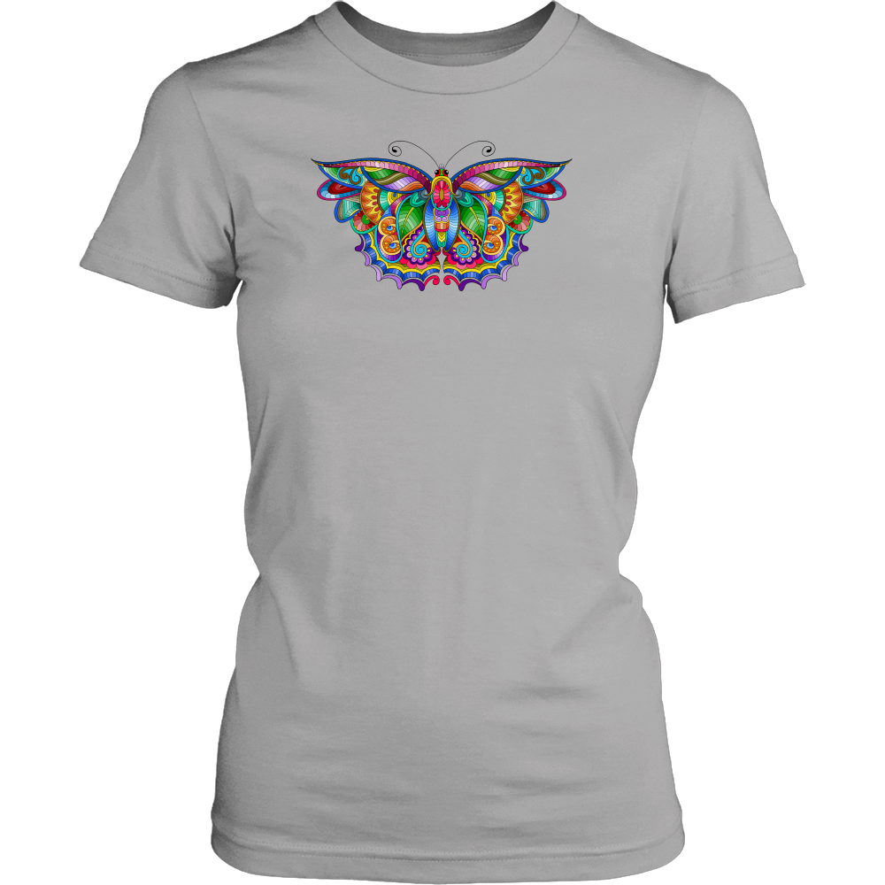 Women's Colorful Butterfly Tee