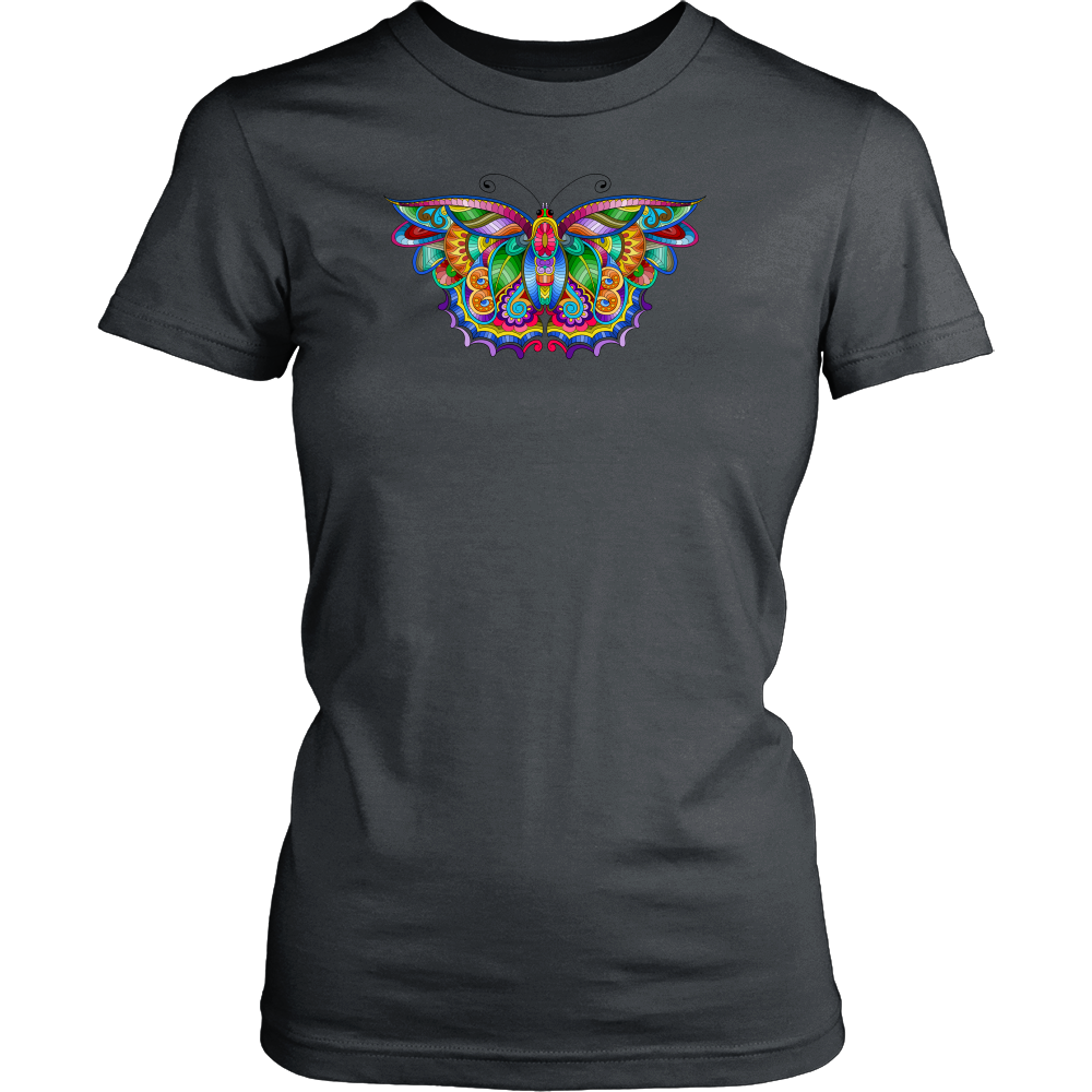 Women's Colorful Butterfly Tee