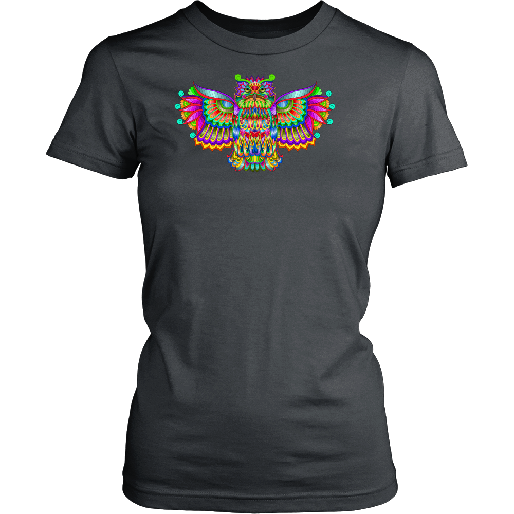 Women's Colorful Owl Tee